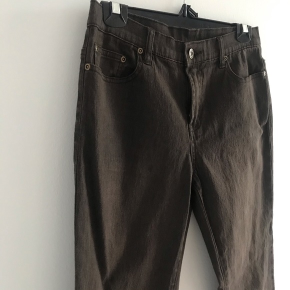 Diane Gilman Chocolate Brown Regular Rise Winter Jeans - Picture 14 of 16